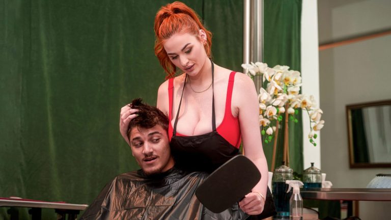 Barber Shop Boning Abigaiil Morris, Victor Ray Brazzers